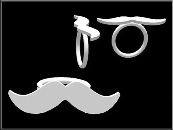 Mustache Ring 02