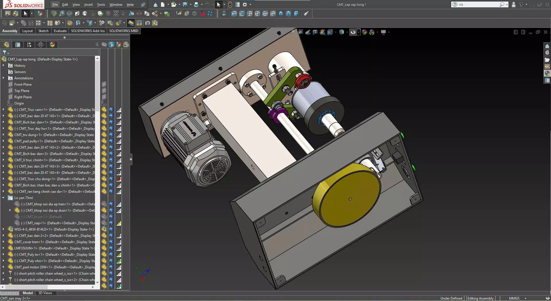 Can Sealing Machine SOLIDWORKS 2018 3D model_4