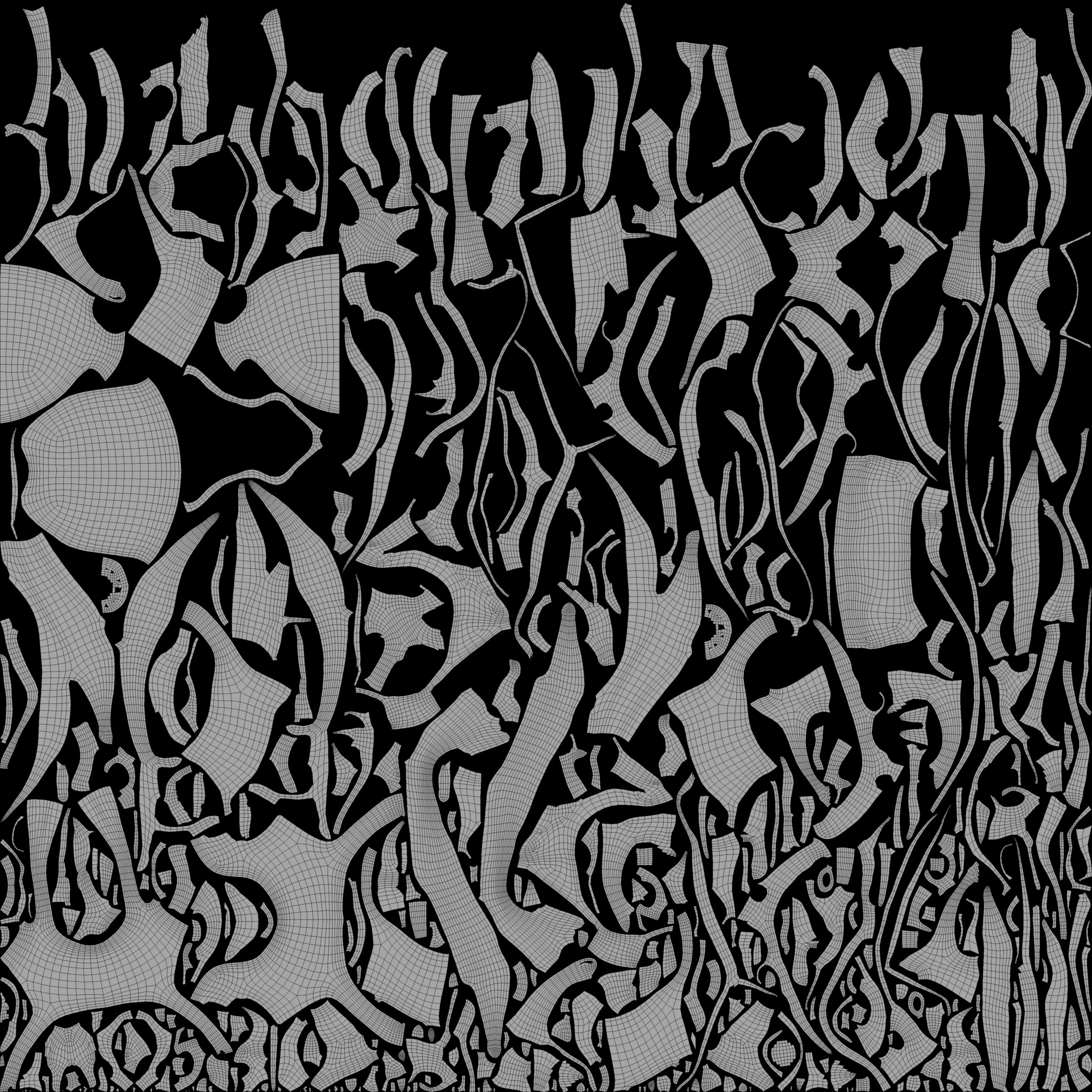 Fantasy Throne 12 game ready 3d model Low-poly 3D model_13