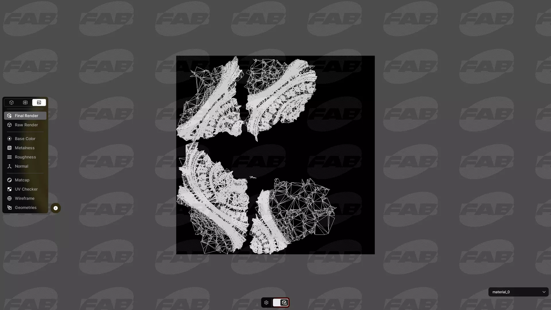 gold coin with mythic engravings 3D model_13