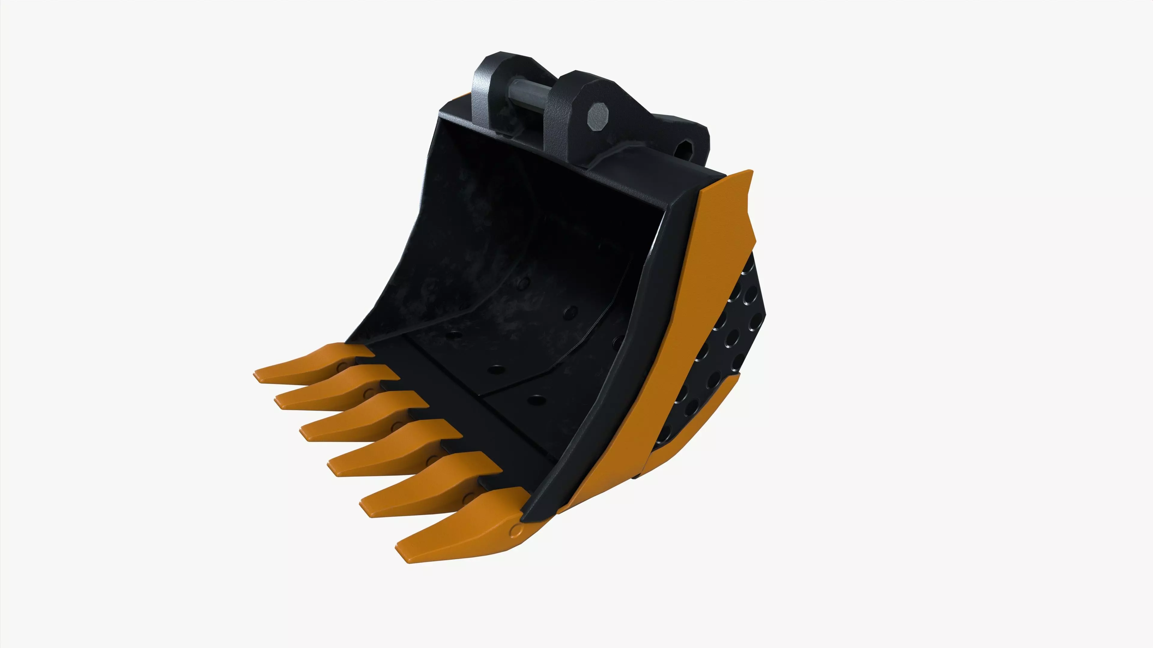 Excavator bucket 3D model_2
