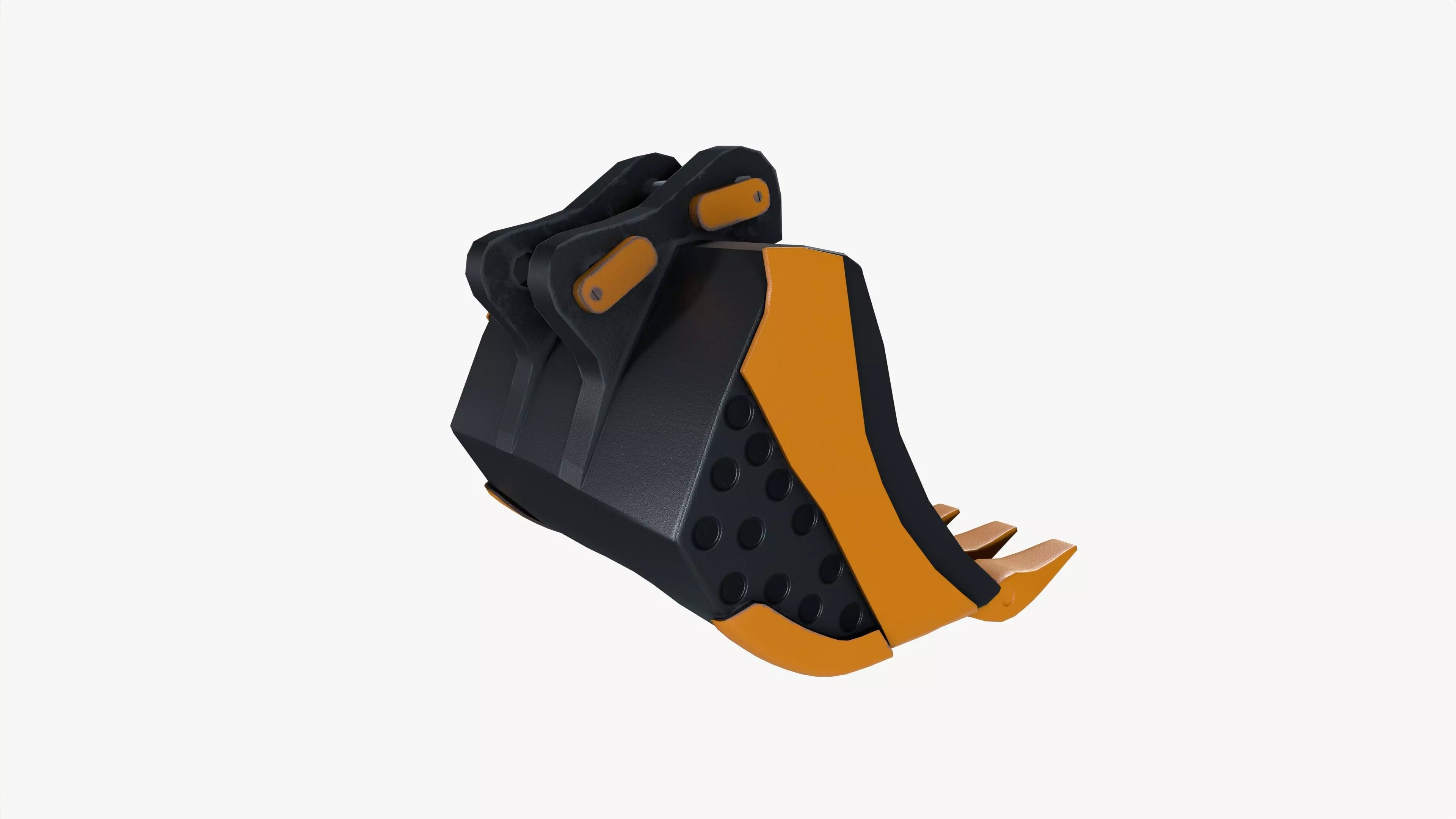 Excavator bucket 3D model_4