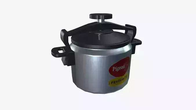 Pressure cooker 3D model