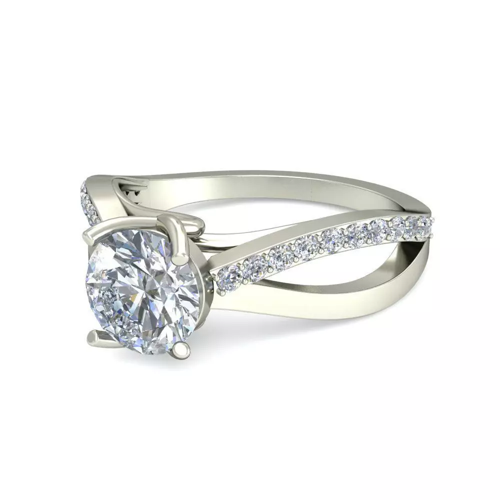 Women Ring  Render 3dm STL OBJ FBX Details 3D print model_4