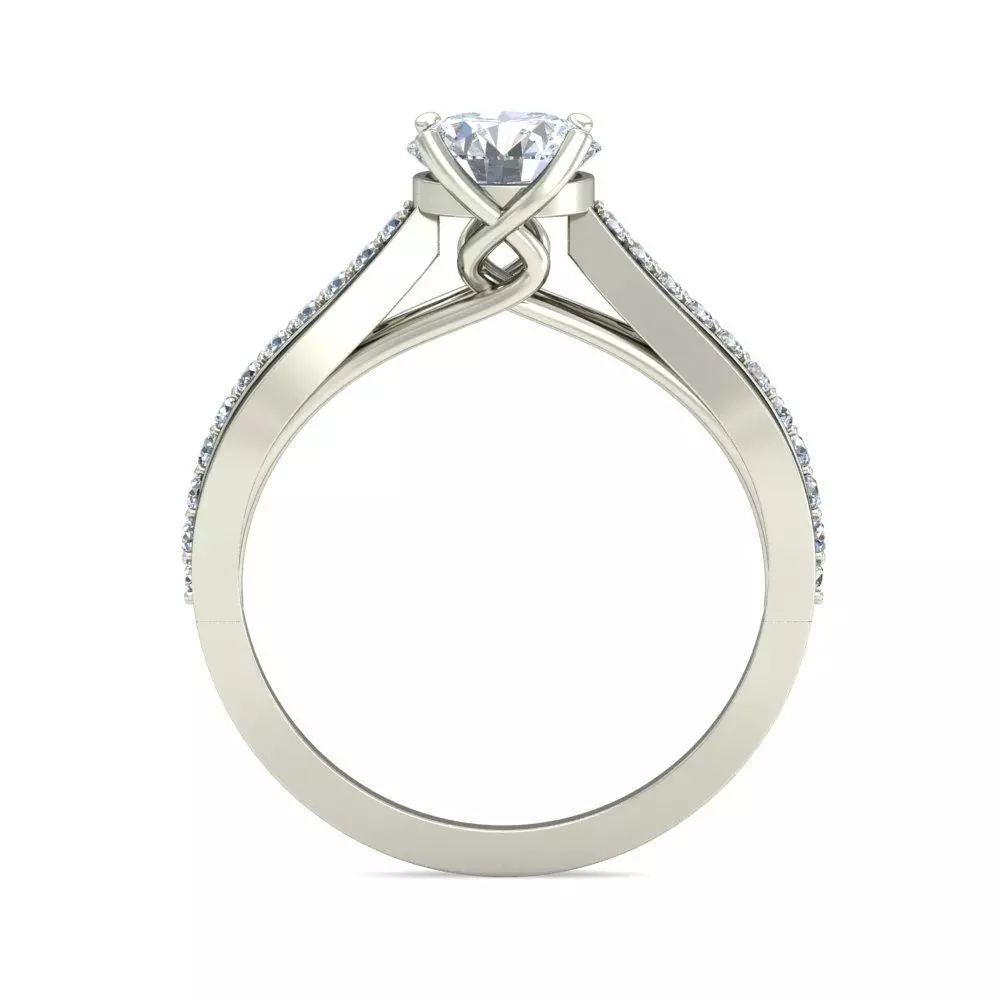 Women Ring  Render 3dm STL OBJ FBX Details 3D print model_1