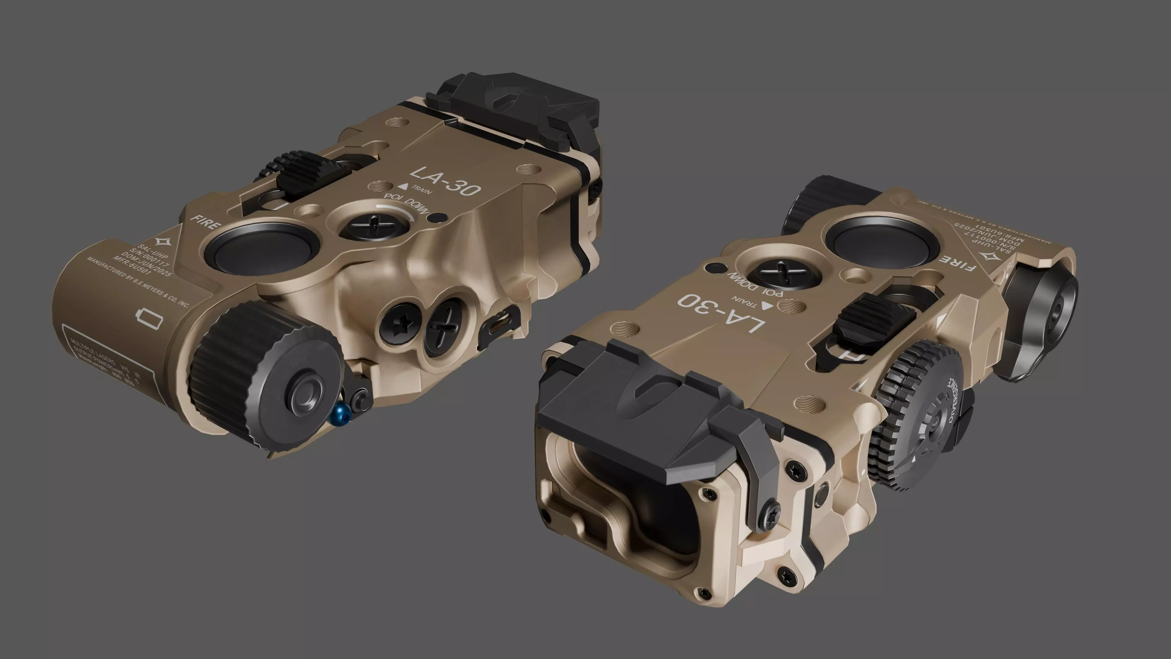 BE Meyers SALUHP LA30 Low-poly 3D model_1