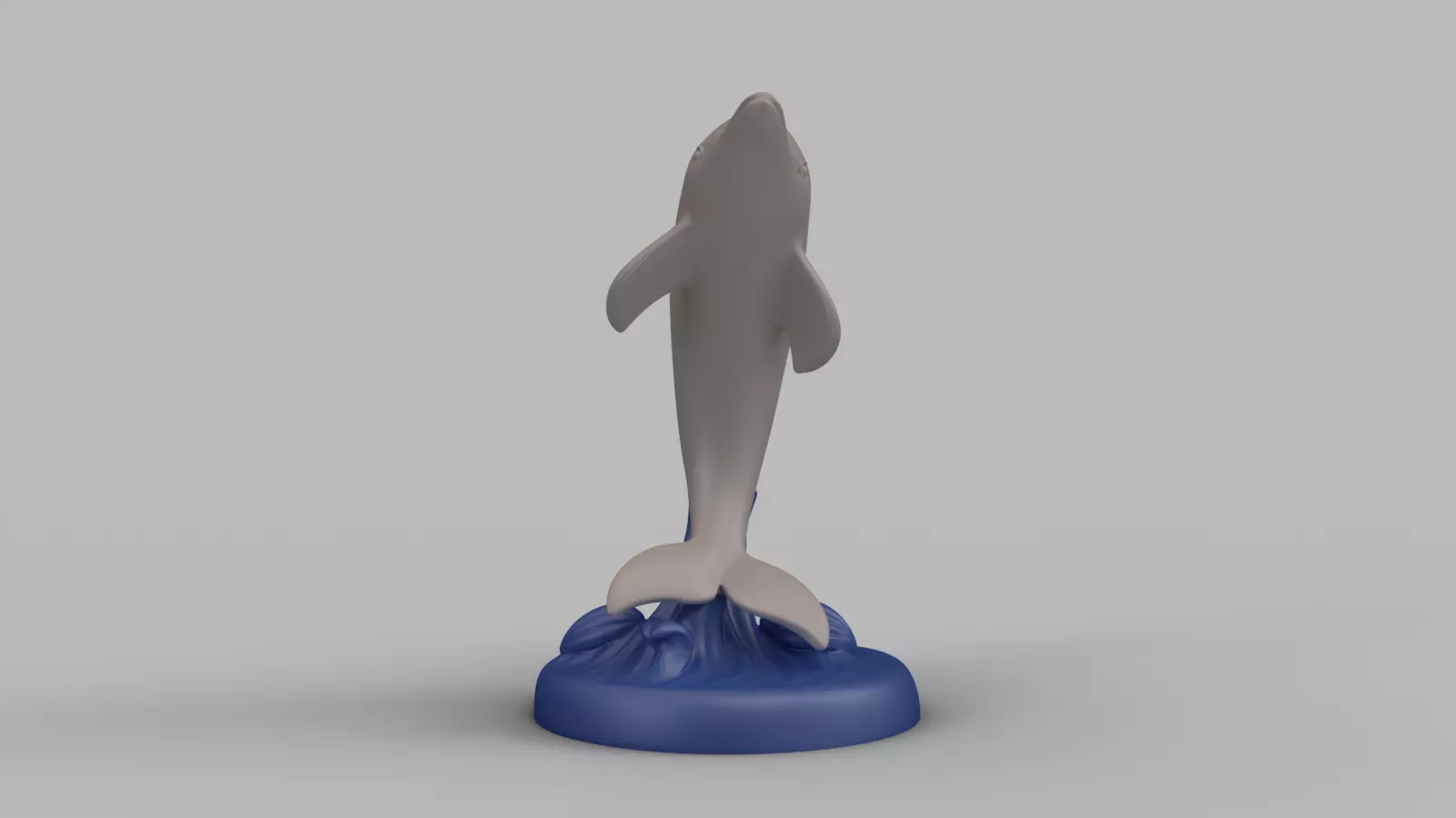 Marine Animal Set Dolphin Whale Shark 3D print model_17