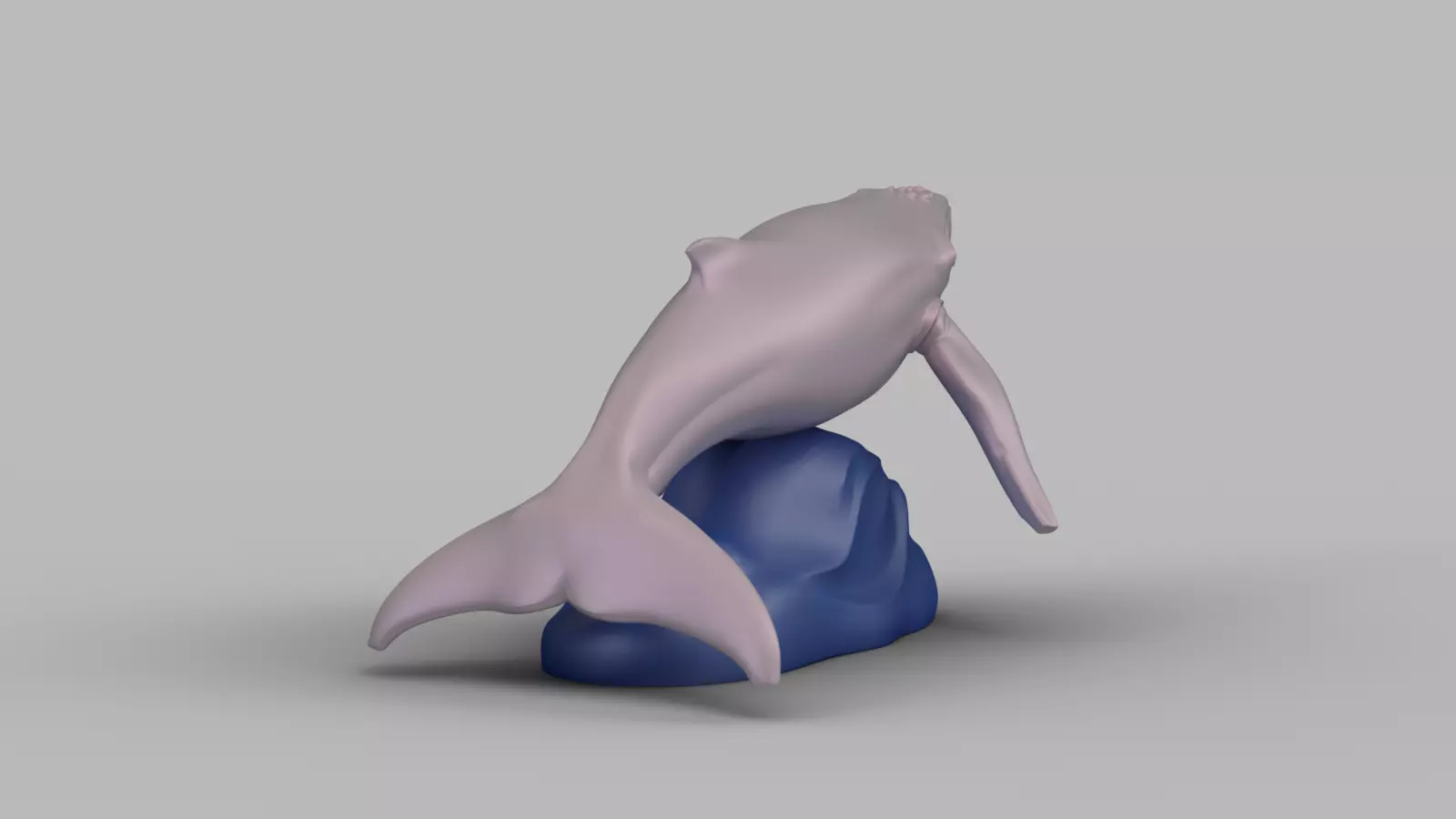 Marine Animal Set Dolphin Whale Shark 3D print model_10