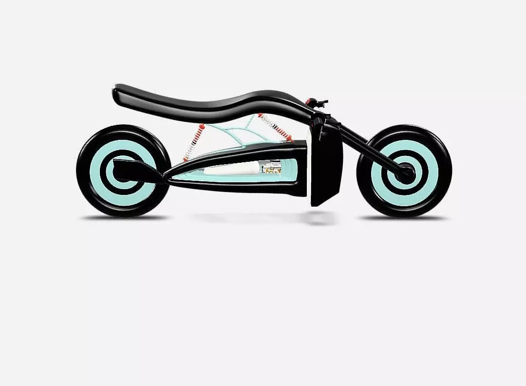 Futuristic Concept Motorcycle 3D Model Low-poly 3D model_3