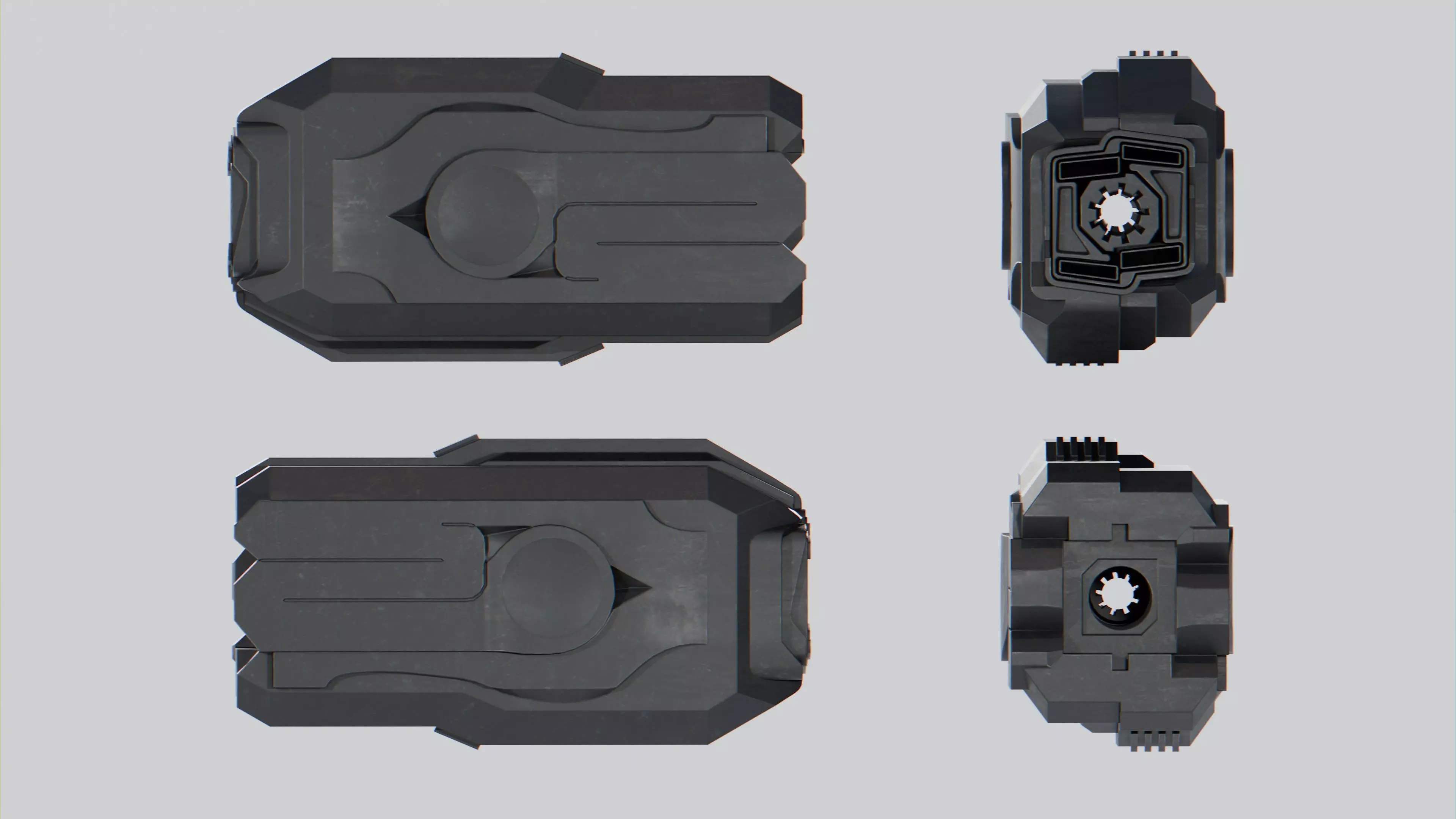 Millbrook MFMD Low-poly 3D model_0