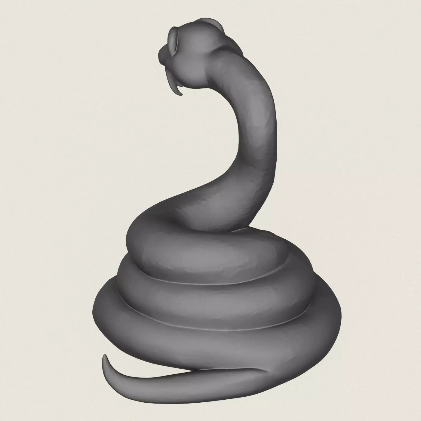 Anaconda Snake Print Ready 3D Model 3D print model_4