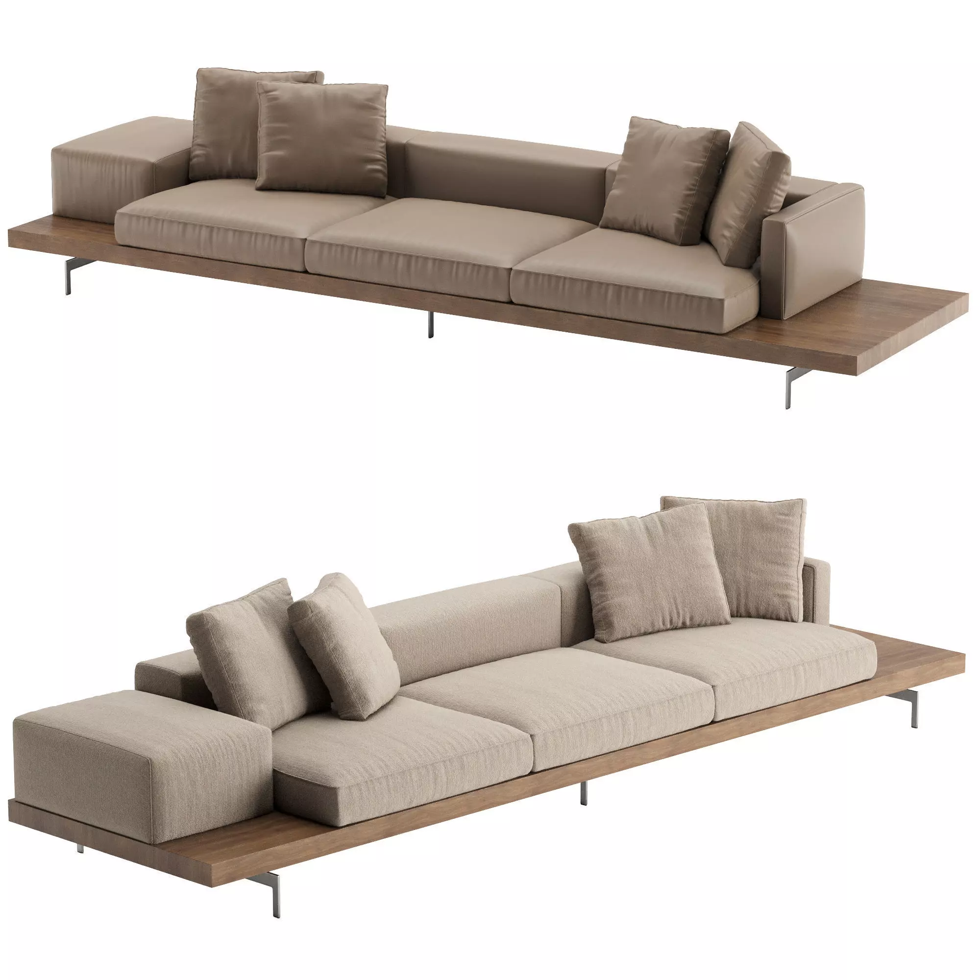 Dock High Sofa 3D model_1