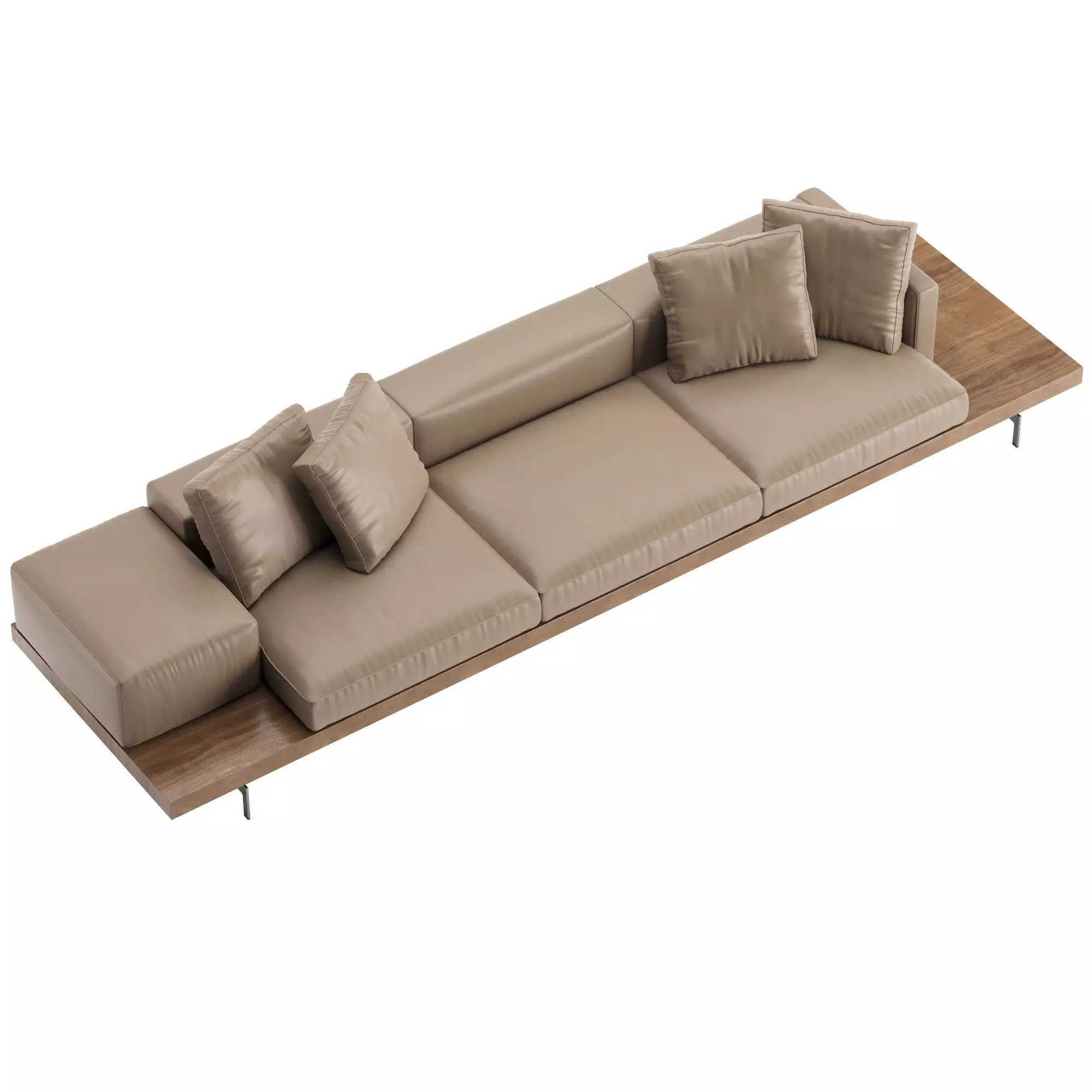 Dock High Sofa 3D model_4