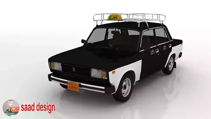 vaz 2105 taxi cairo 1990