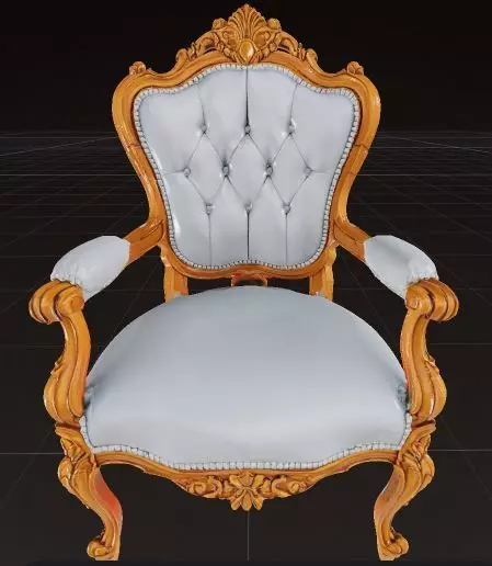 Luxe Chair 3D model_8