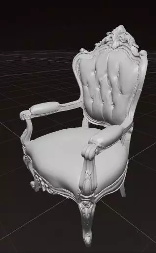 Luxe Chair 3D model_10