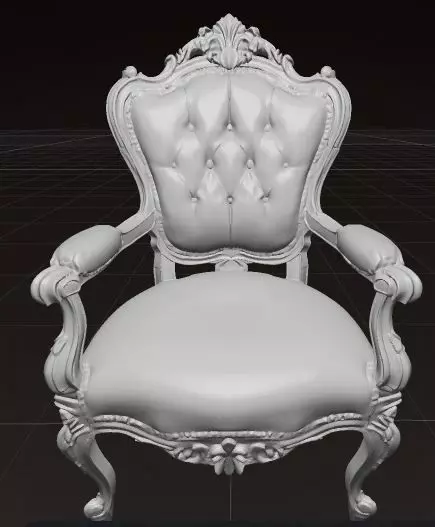 Luxe Chair 3D model_7