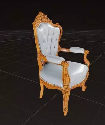 Luxe Chair 3D model_6