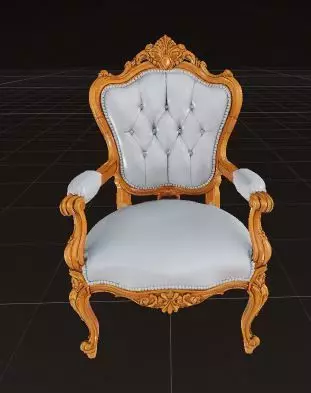 Luxe Chair 3D model_4
