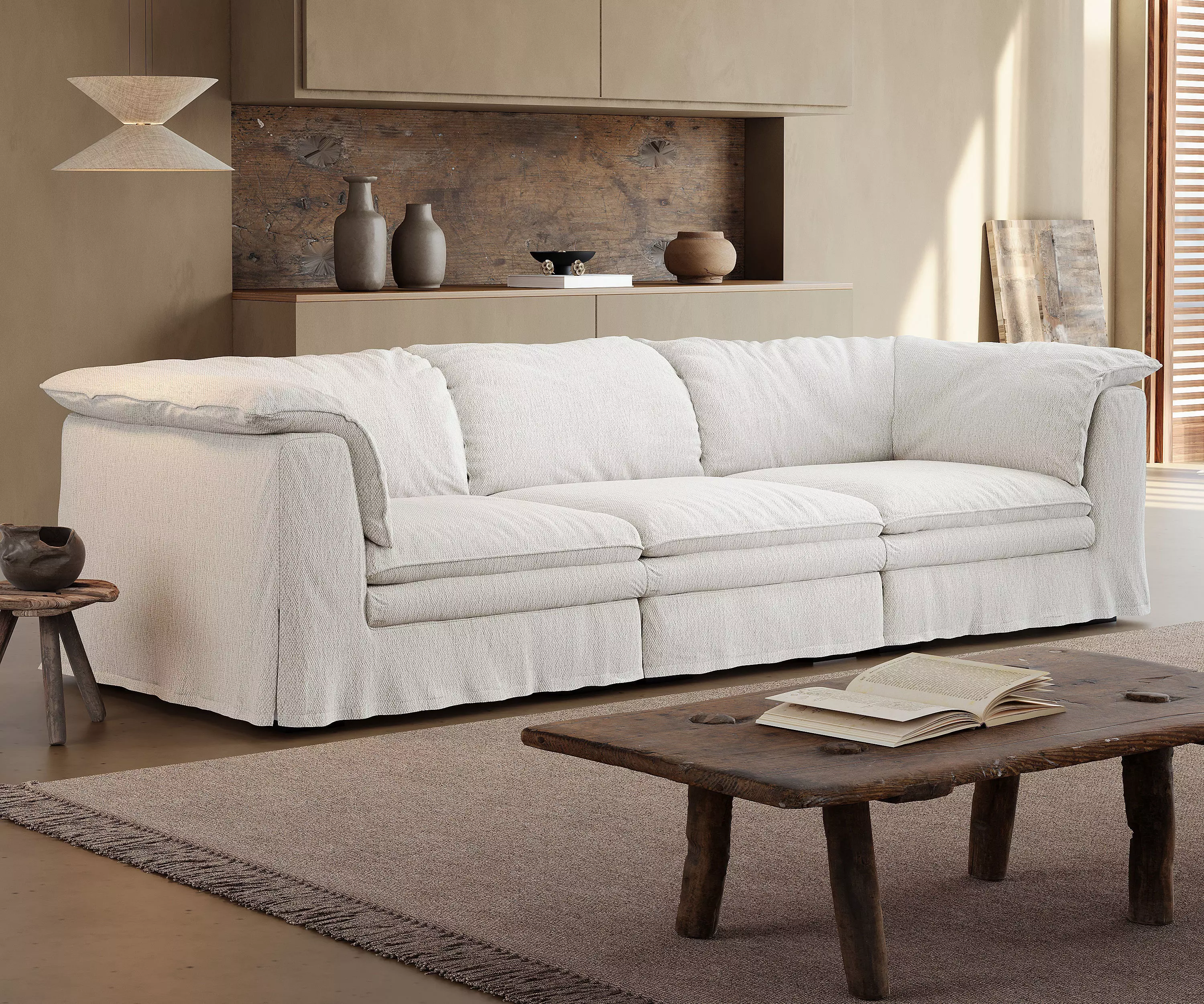 Mid Century interior scene 3D model