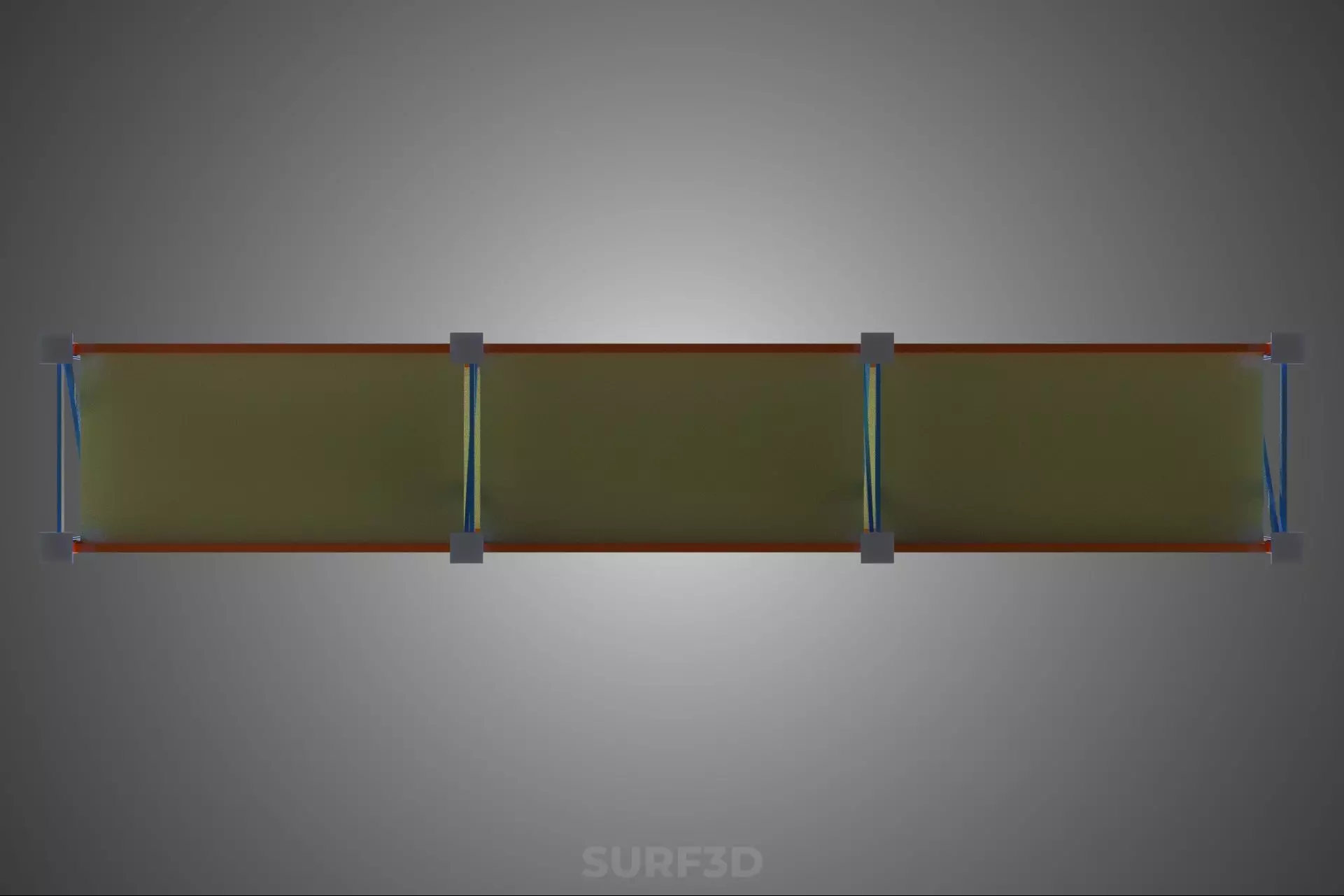 INDOOR ARRAY ROW SHELF RACK TRAY ROTARY HYDROPONIC PLANT GARDEN 3D model_19