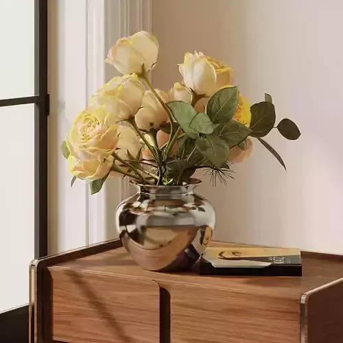 Flower arrangement in a vase