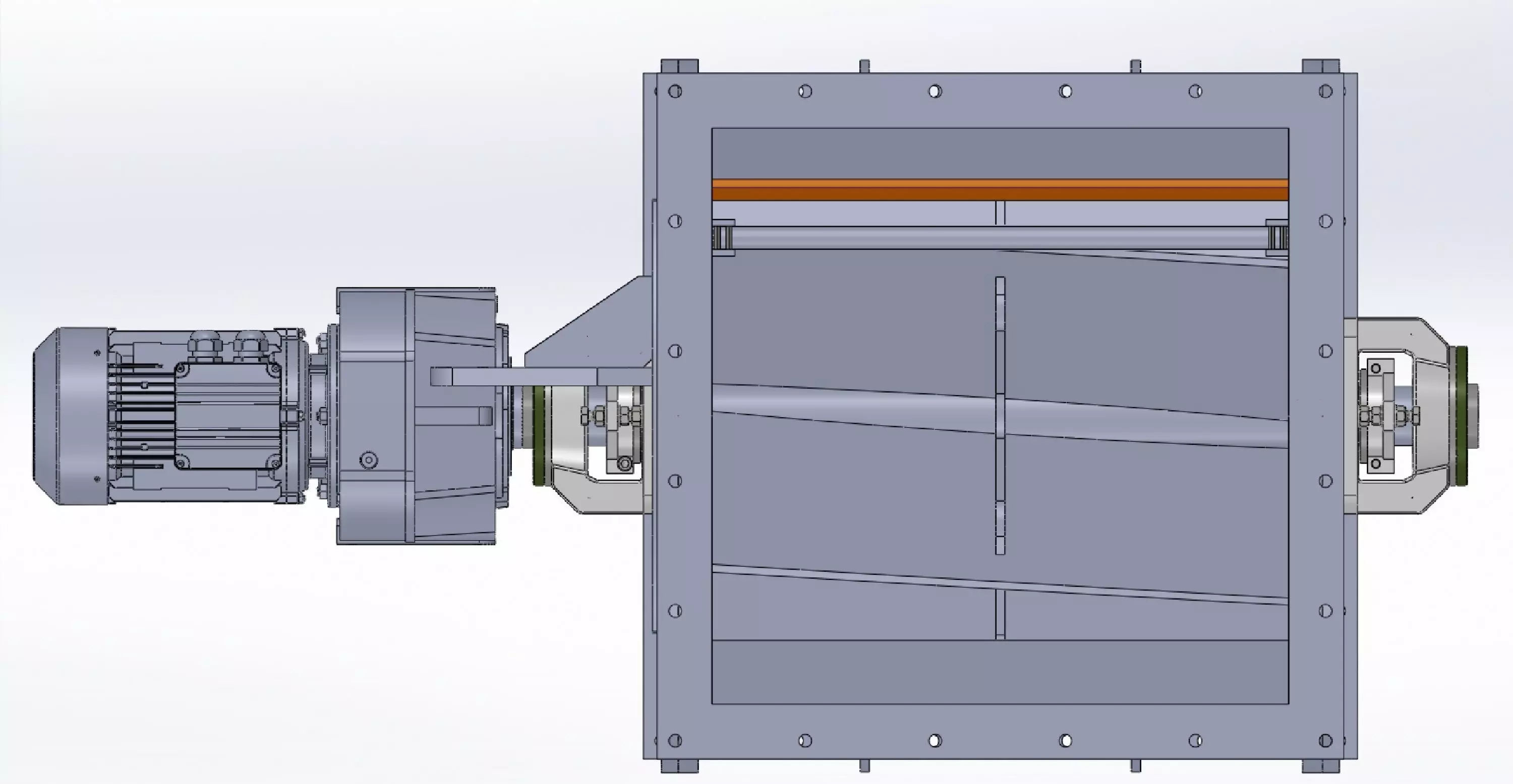 air lock 630X710X rotary feeder 3D model_4