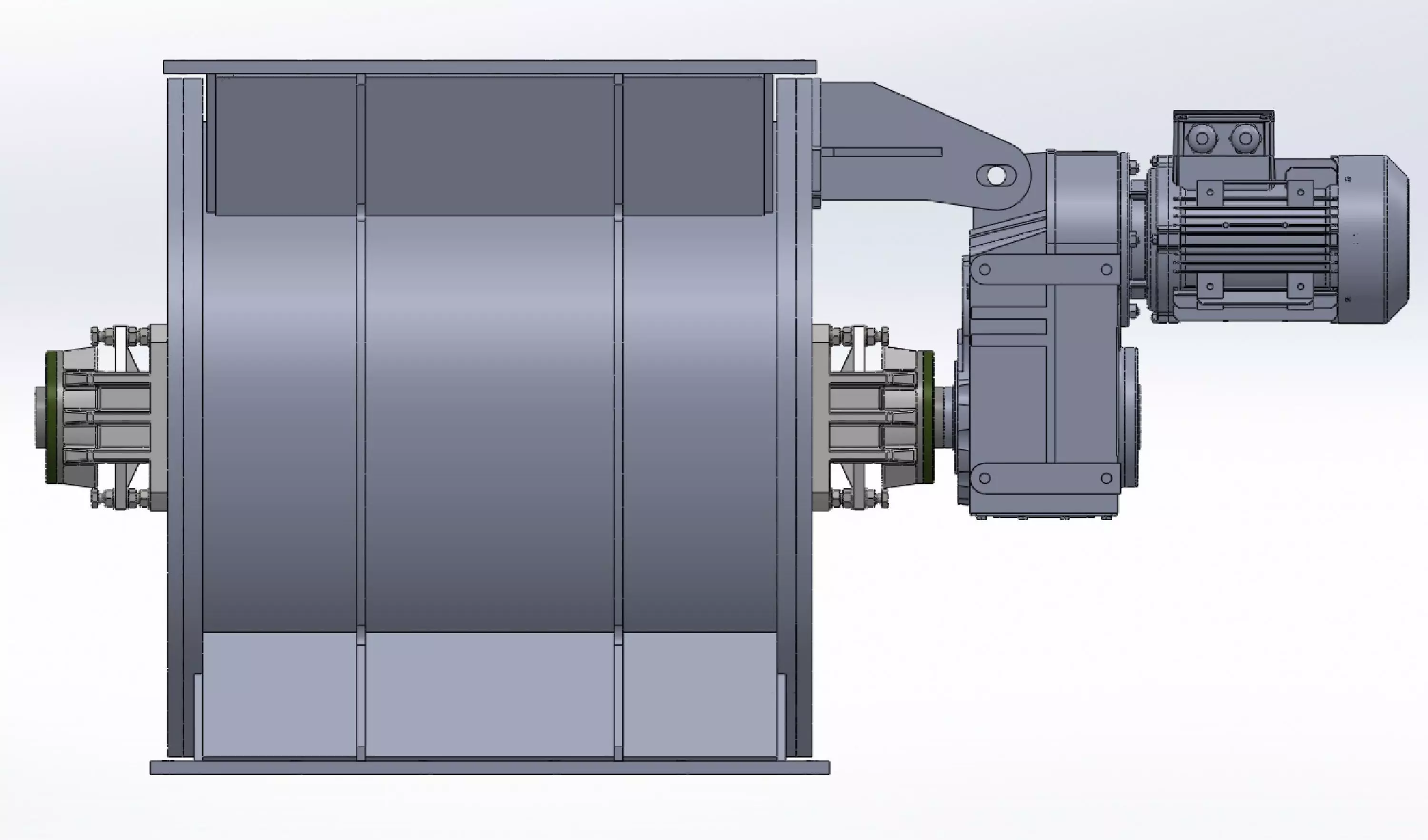 air lock 630X710X rotary feeder 3D model_0