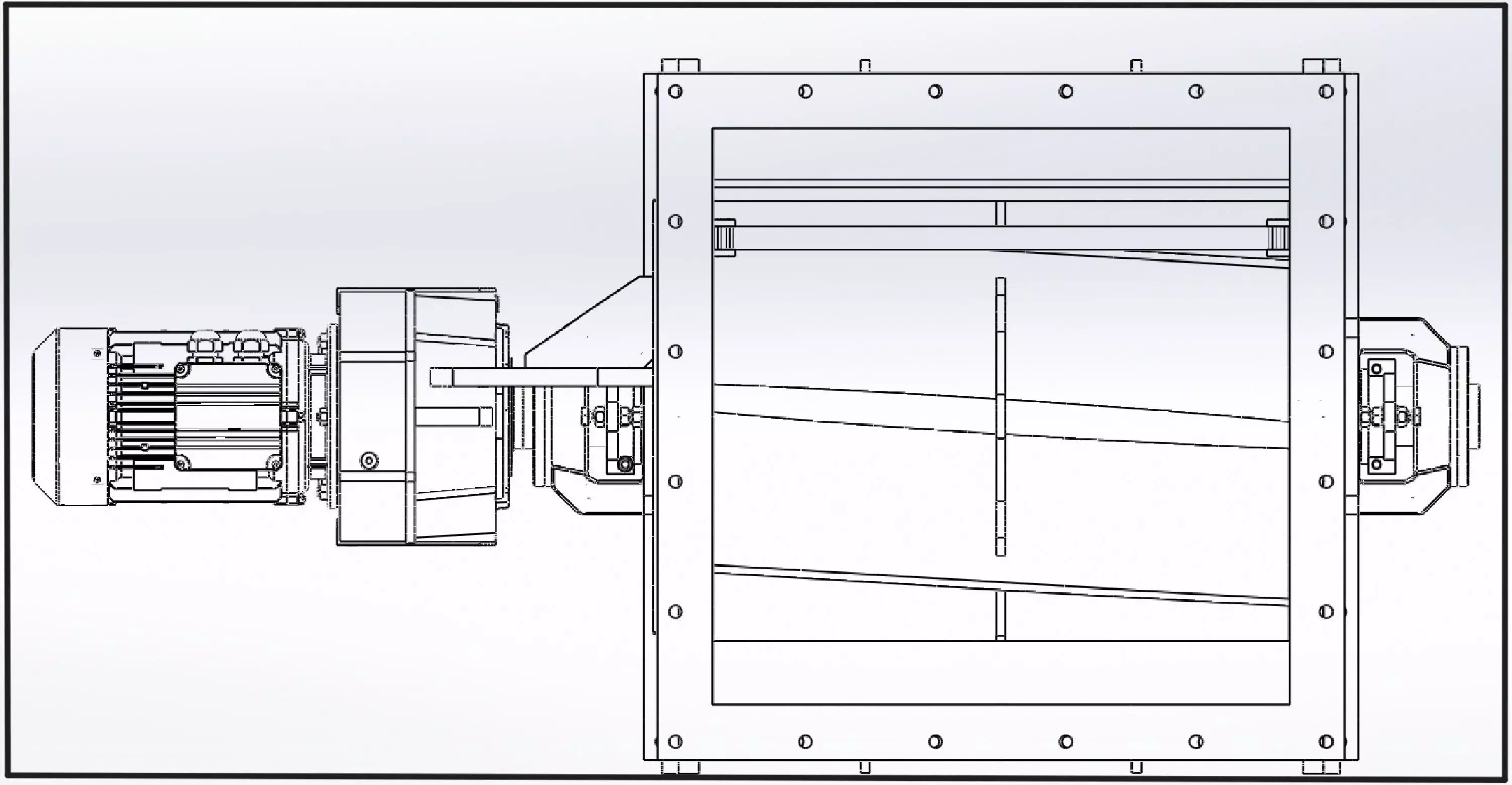 air lock 630X710X rotary feeder 3D model_5