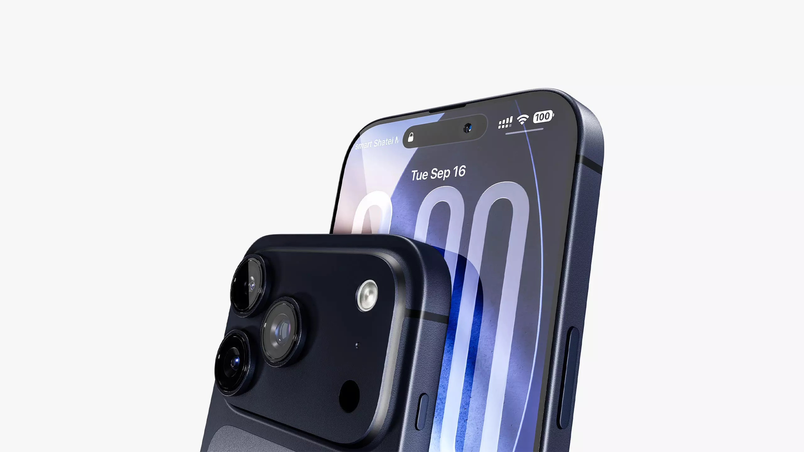 Apple iPhone 17 Pro Deep Blue 3D model_13