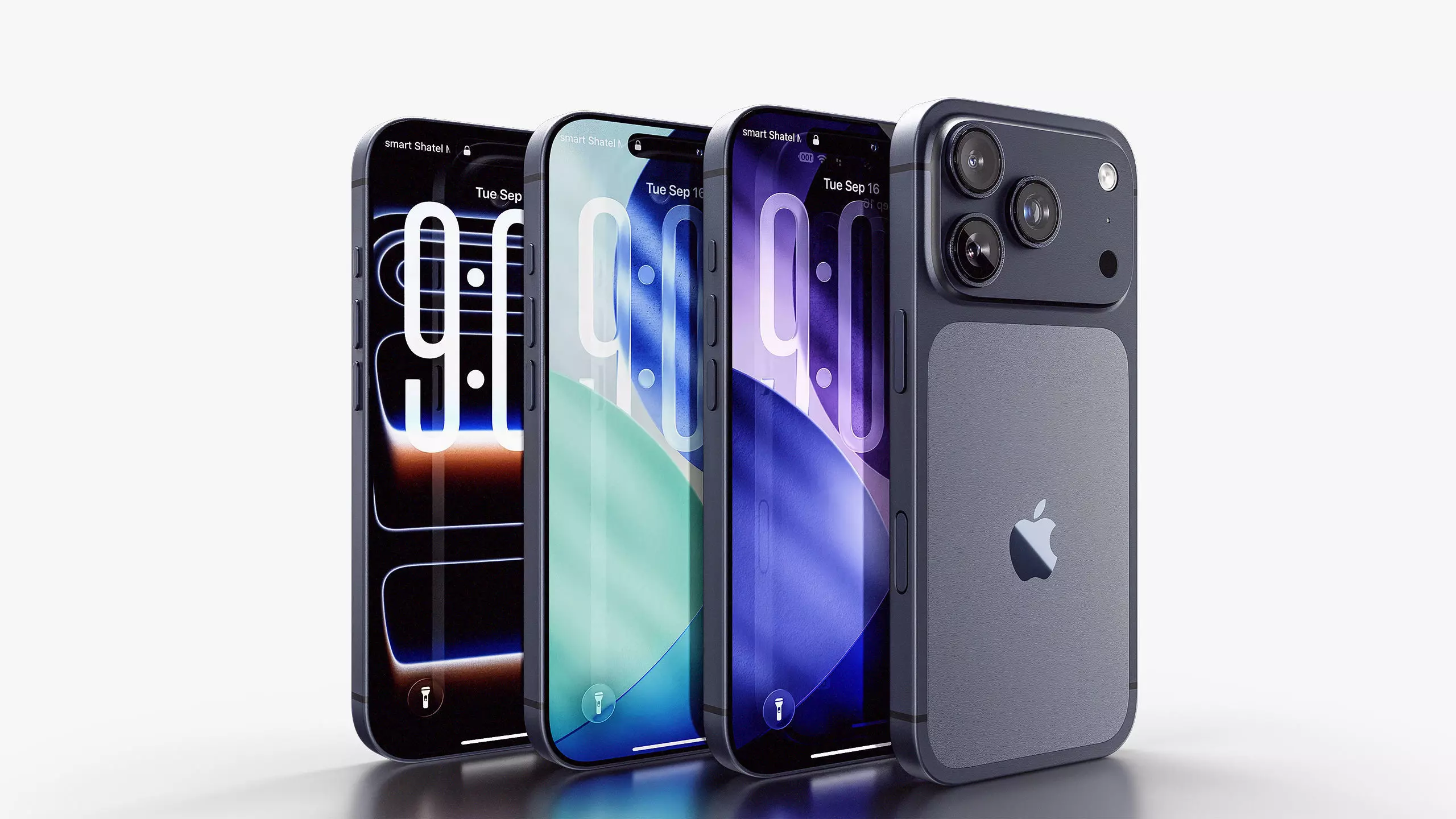 Apple iPhone 17 Pro Deep Blue 3D model_1