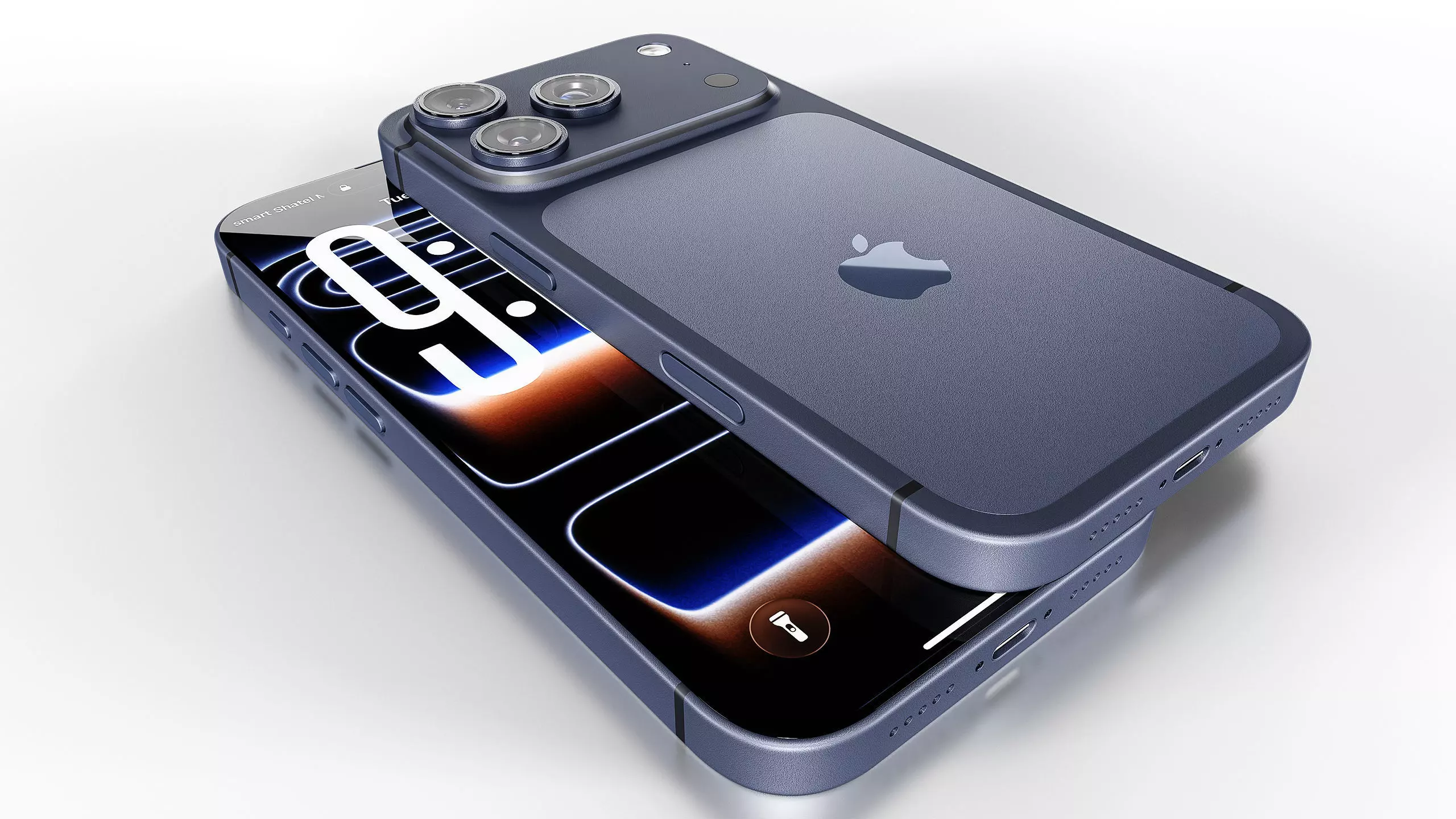 Apple iPhone 17 Pro Deep Blue 3D model_16