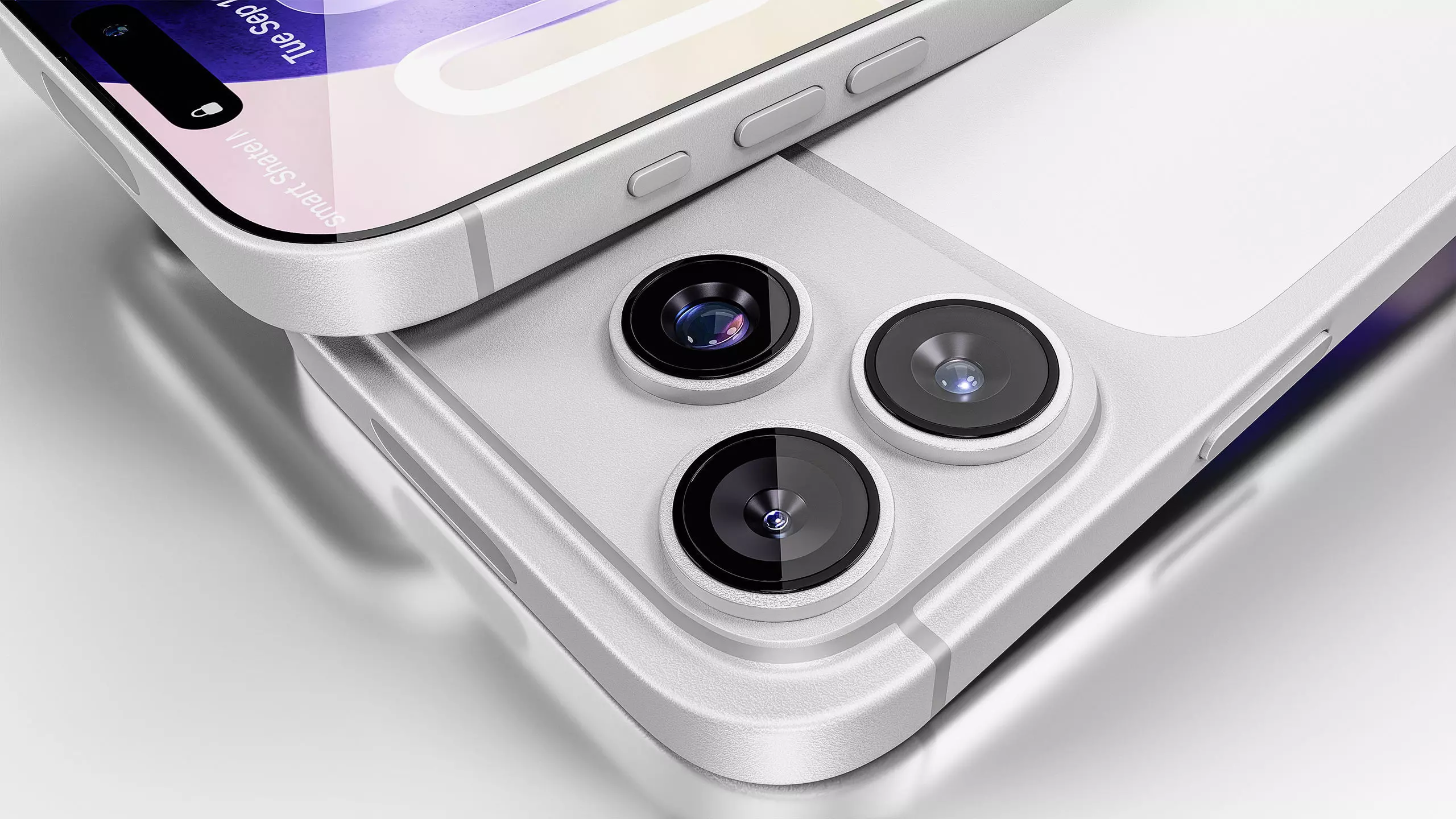 Apple iPhone 17 Pro Max Silver 3D model_14