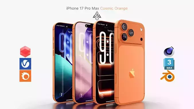 Apple iPhone 17 Pro Max Cosmic Orange