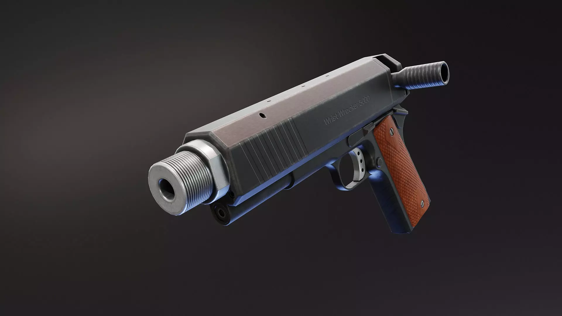 WristWrecker5000 Low-poly 3D model_7