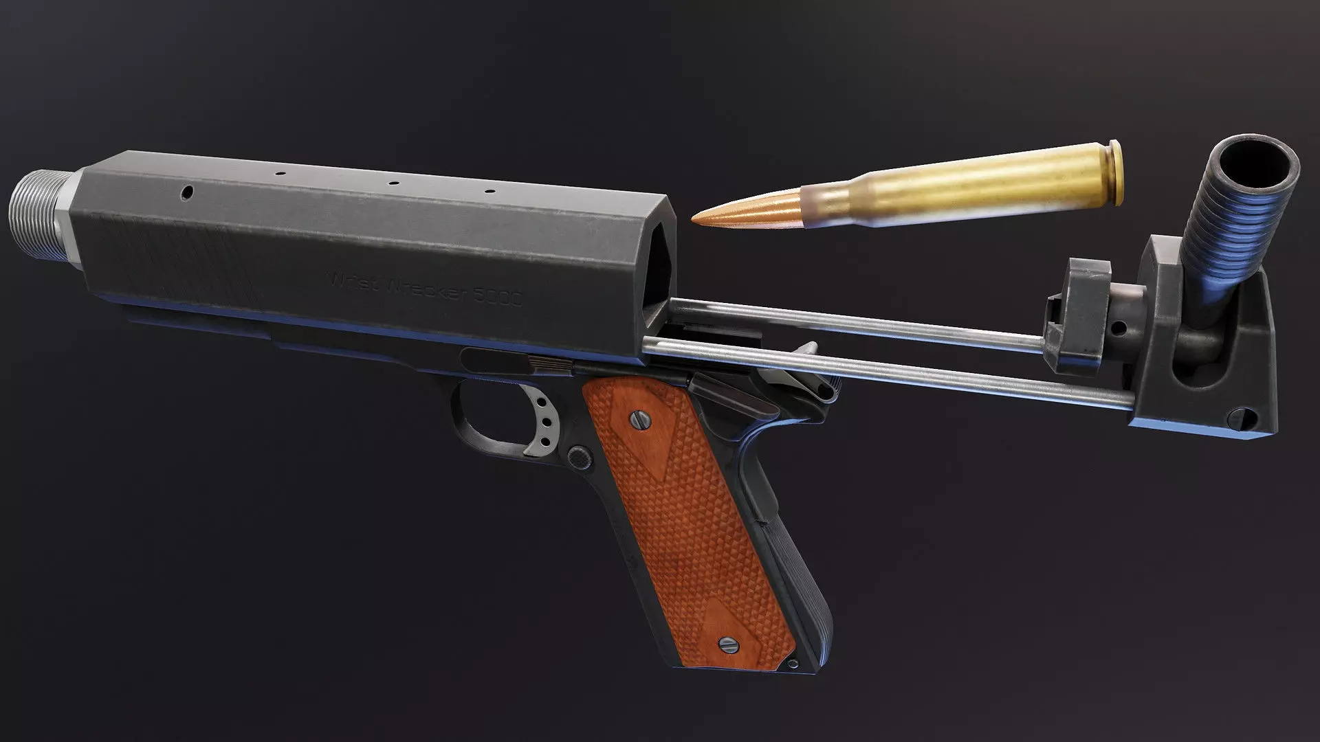 WristWrecker5000 Low-poly 3D model_4