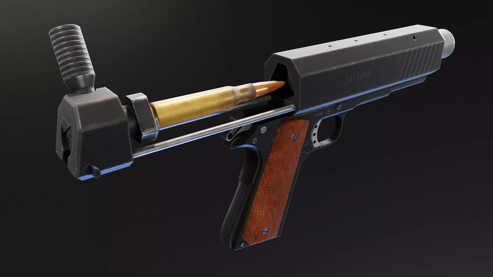 WristWrecker5000 Low-poly 3D model_3