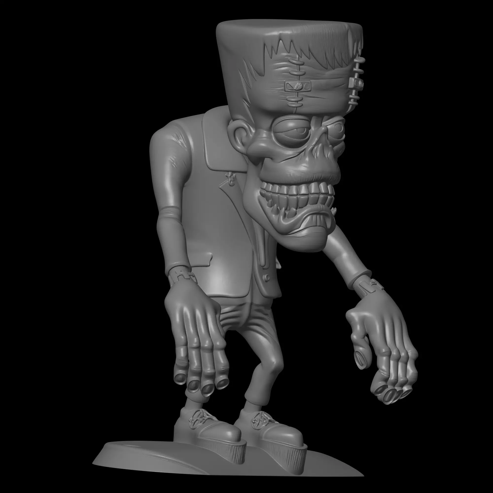 frankenstein model 3D print model_3