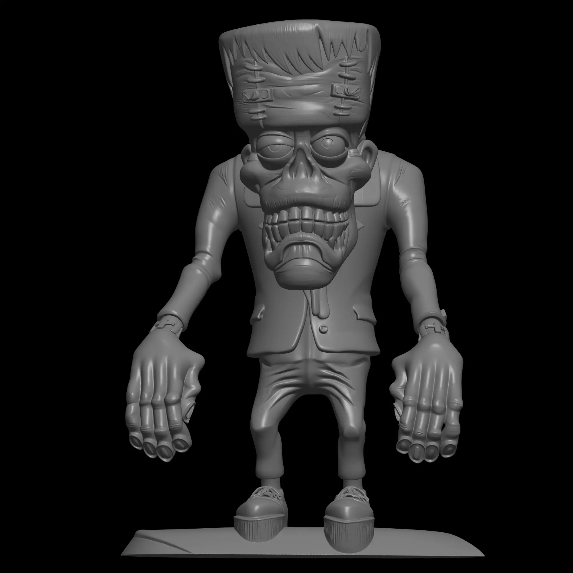 frankenstein model 3D print model_4