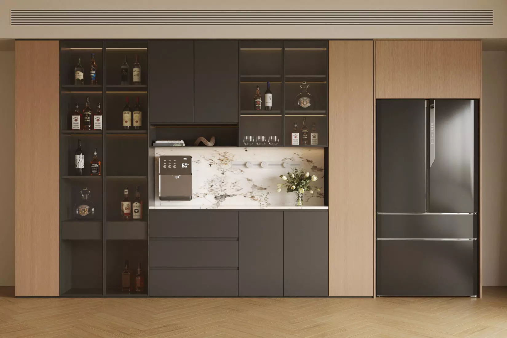 Italian   style sideboard 3D model_0