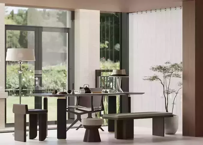 Tea room in the living room