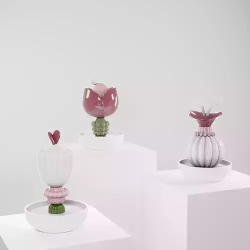 Lladro porcelain figures IMAGINARY FLOWERS