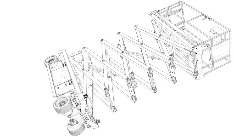 Scissor Lift 3D model_8