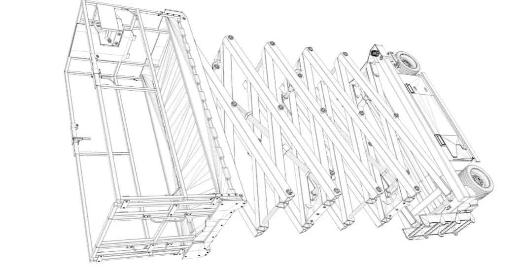 Scissor Lift 3D model_9