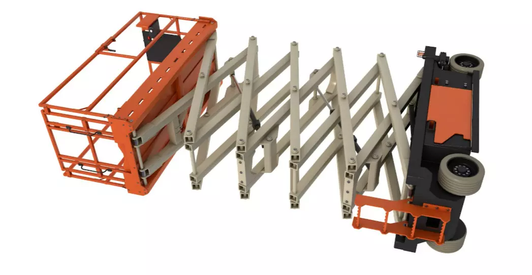 Scissor Lift 3D model_1