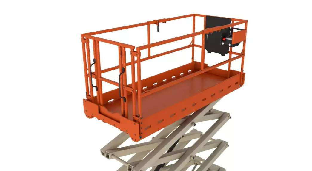 Scissor Lift 3D model_3