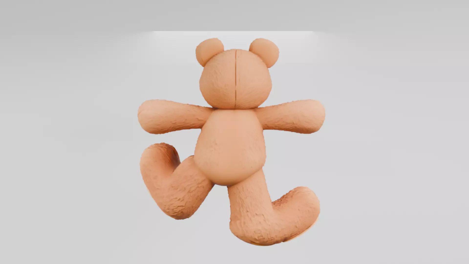 Teddy Bear 3D Model Cute Printable Toy 3D print model_3