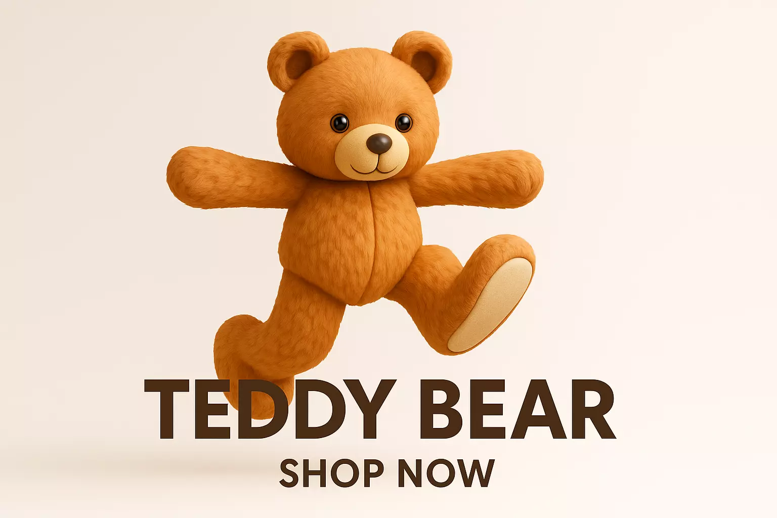 Teddy Bear 3D Model Cute Printable Toy 3D print model_0