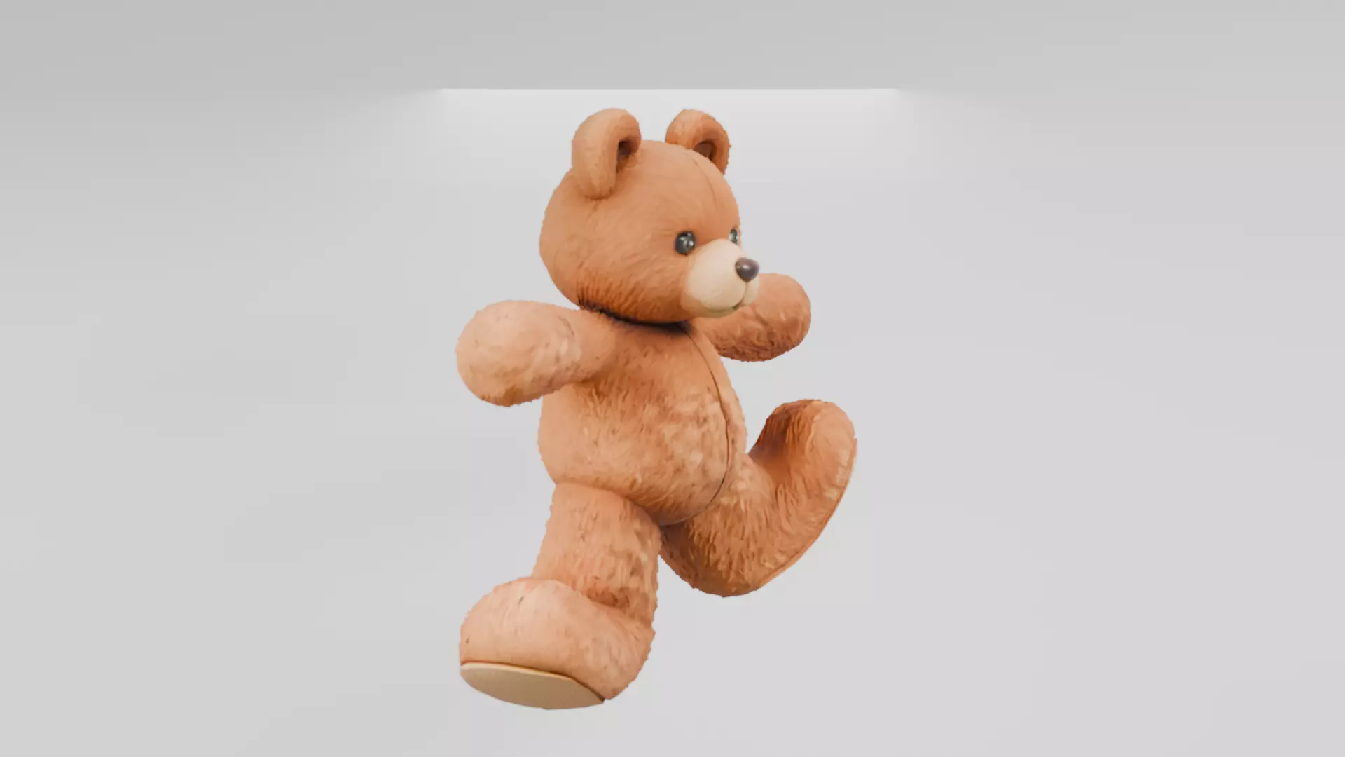 Teddy Bear 3D Model Cute Printable Toy 3D print model_4