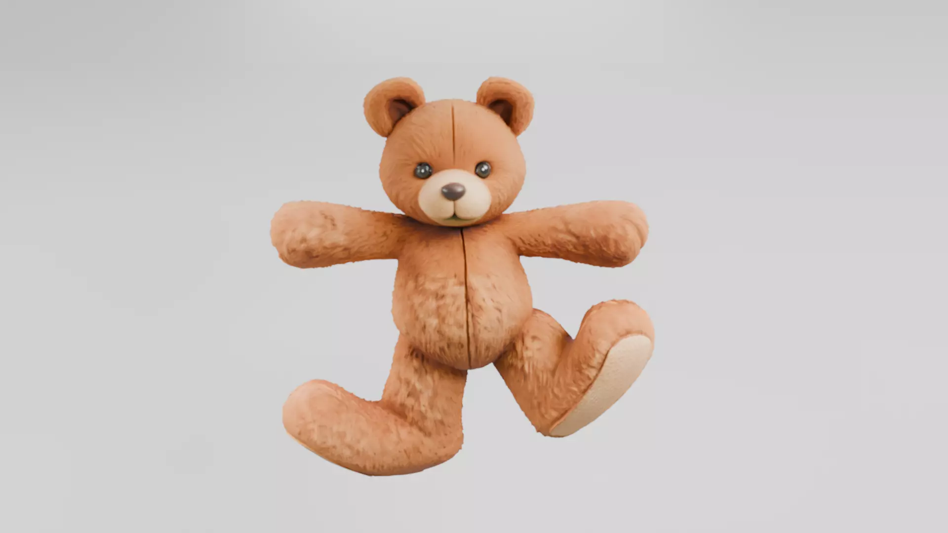 Teddy Bear 3D Model Cute Printable Toy 3D print model_5